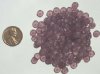 100 2x6mm Matte Amethyst Rondelle Beads